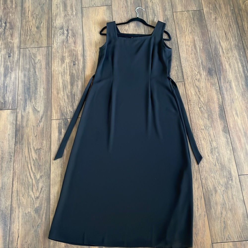 Vintage Black Midi Dress